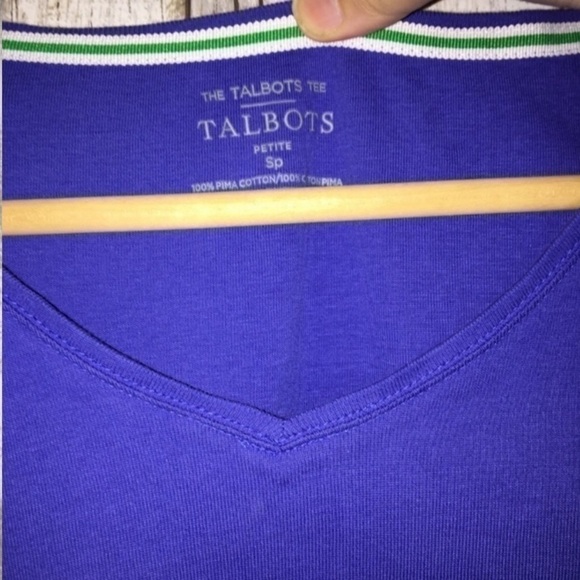 Talbots Blue Tee - Picture 3 of 3